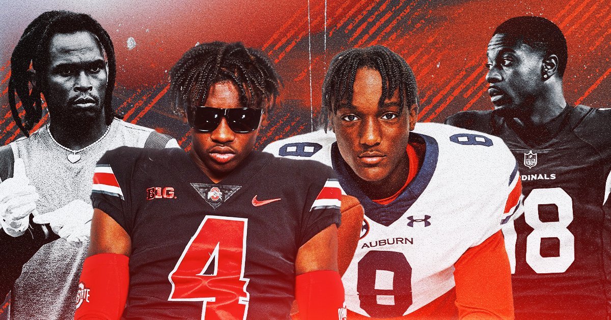 Not surprising to see former top 5 prospects Jeremiah Smith (OSU) and Cam Coleman (Auburn) generate a ton of buzz this spring. The last time we saw two HS WR prospects with these create-a-player traits and skill packages was 2008: Julio Jones and AJ Green on3.com/news/jeremiah-…