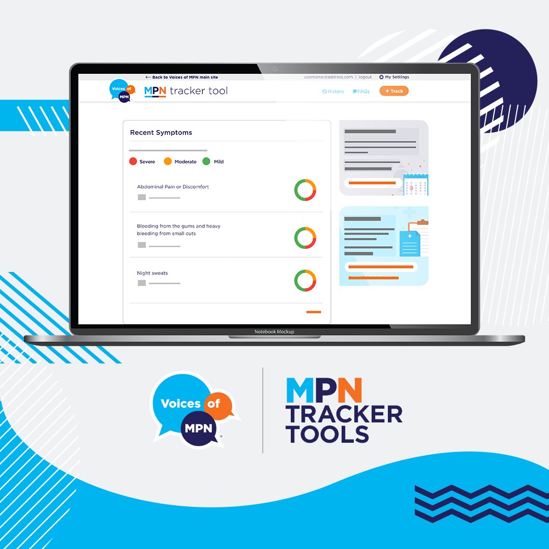 Find out how the MPN Tracker Tools can help you share meaningful information about your #myeloproliferativeneoplasm (MPN) with your Healthcare Professional. Visit mpntracker.voicesofmpn.com #myelofibrosis #essentialthrombocythemia #polycythemiavera #mpnawareness