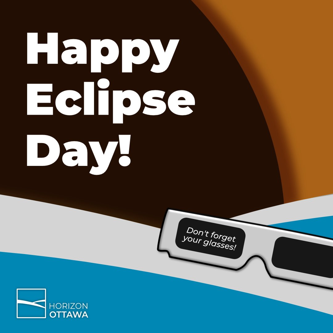 We chose our name because we want to look towards the Horizon, but not at the sun's deadly rays! Don't forget to wear eye protection when looking at the eclipse today!