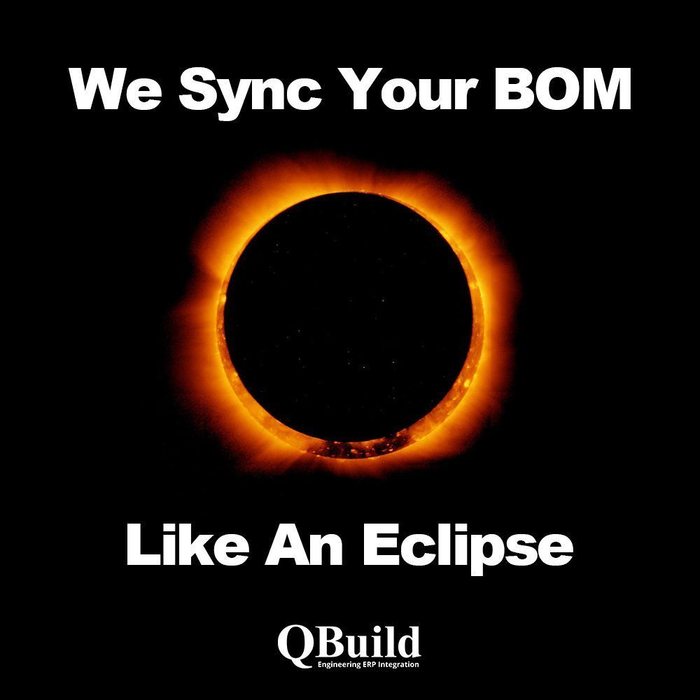 Happy Solar Eclipse Day! ☀ 🕶
Who needs eclipse glasses when you've got #CADLink? 😎
Stay indoors, stay efficient, and let CADLink handle the eclipse-level BOM synchronization for you! 🥂

#QBuildSoftware
#EngineeringERPIntegration
#SolarEclipse