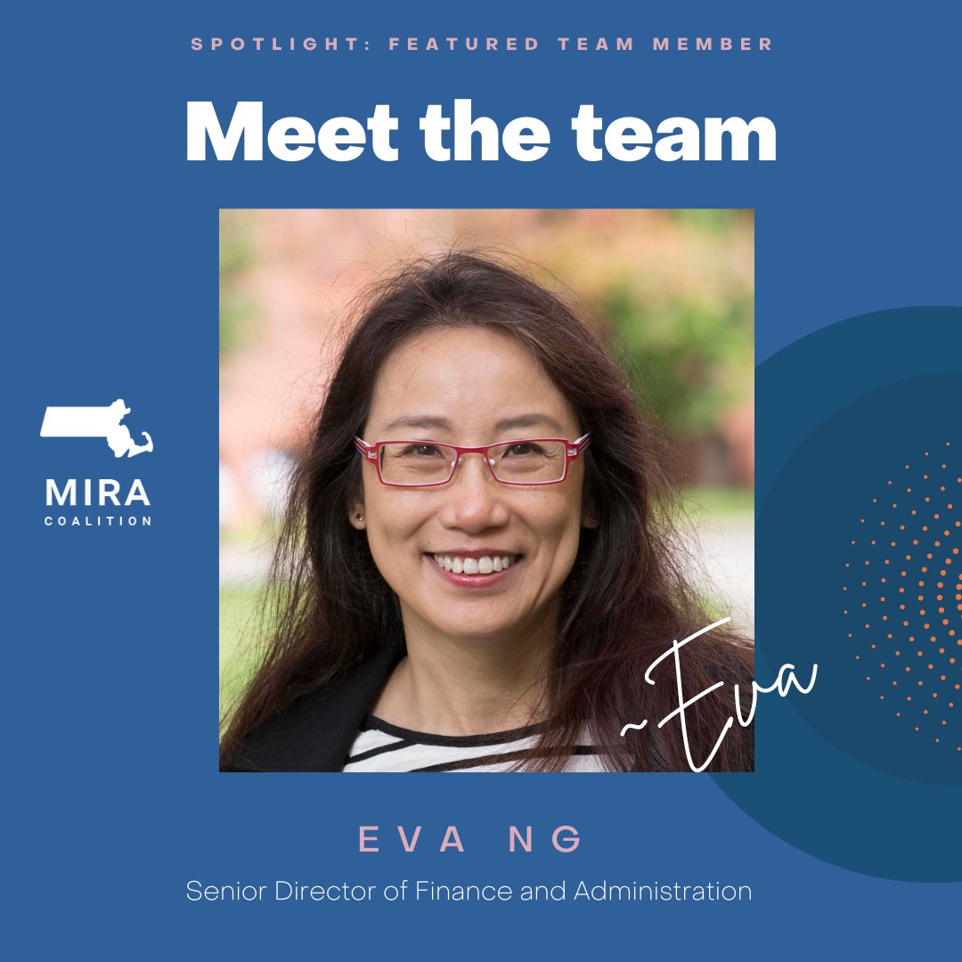 Meet our new Senior Director of Finance and Administration, Eva Ng! Learn more about our amazing colleague below miracoalition.org/people/eva-ng/ #miracoalition