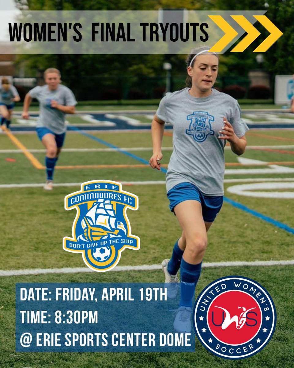 Last call for UWS tryouts! 

Join us April 19th!