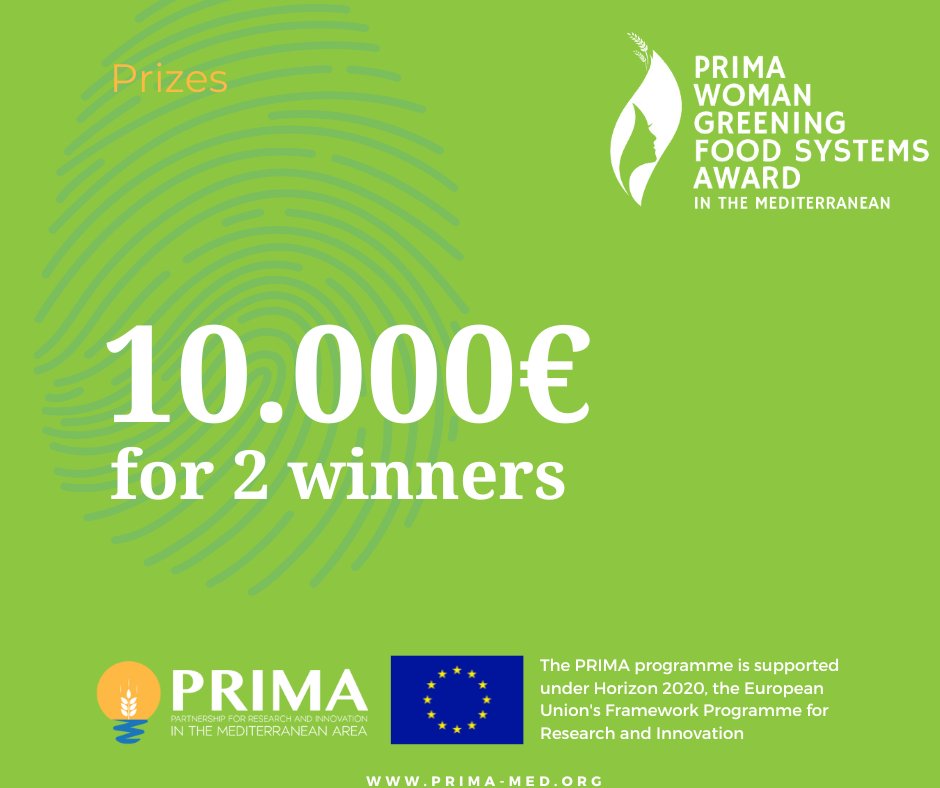 🌿 Are you leading initiatives that are transforming the food and agriculture landscape in the Mediterranean? We want to celebrate your achievements! 🏆 Prize: €10,000 for each winners (2). ⏰ Deadline to send application: 7th June (17h00 CET). bit.ly/3IuuUMG
