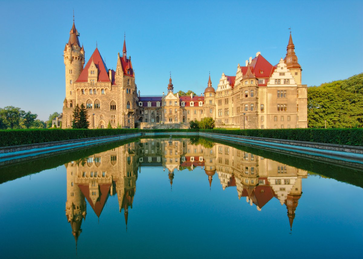 🏰 Unravel the mysteries of one of Poland's most iconic landmarks, Moszna Castle! Become captivated by its fairy-tale architecture and sprawling park. Don't miss the tours on offer to discover the castles grounds and historical chambers. #visitpoland #polandtravel #travel