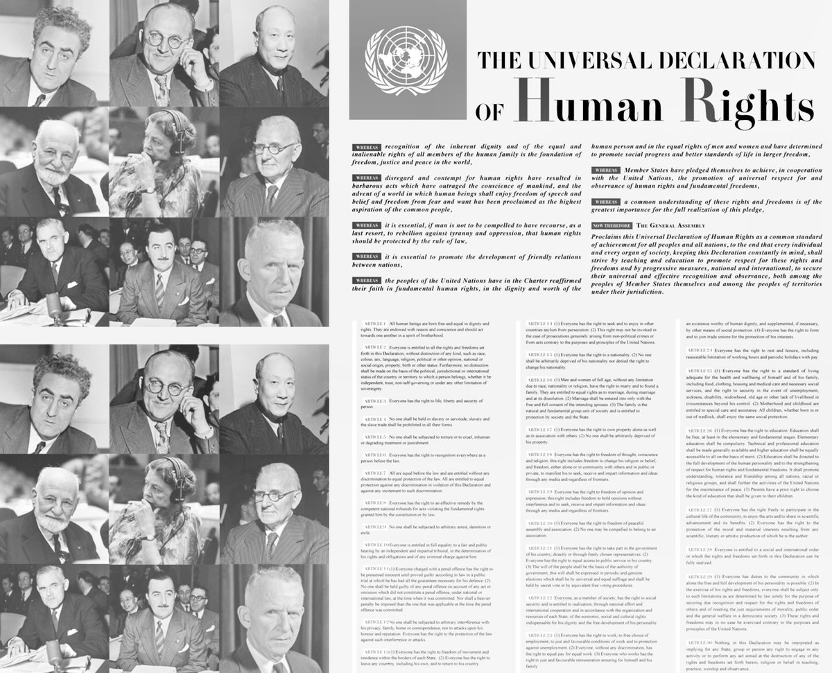 🇺🇳 🇺🇸 The drafters of the Universal Declaration of Human Rights extensively reviewed approximately 50 contemporary constitutions to ensure the comprehensive inclusion of rights from diverse cultures and nations. Notably, the influence of the United States Declaration of…