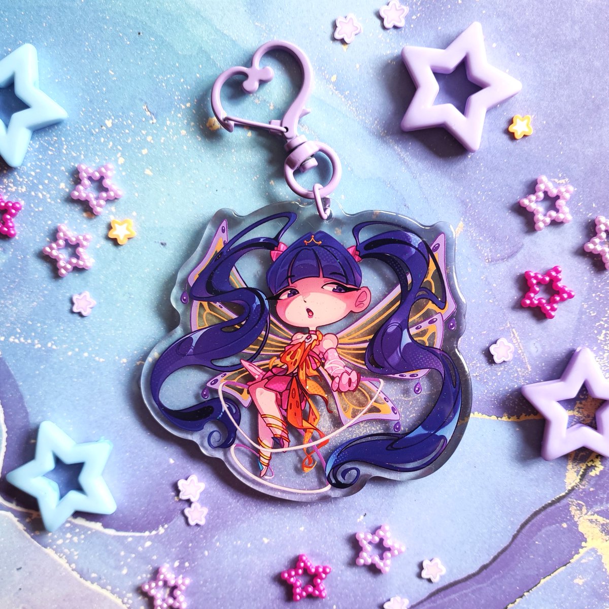 WINX | ENCHANTIX ! ✨ Keychains finally available worldwide at my st0re !! (Wings are translucent 😳) 💗 L1nk below ↓