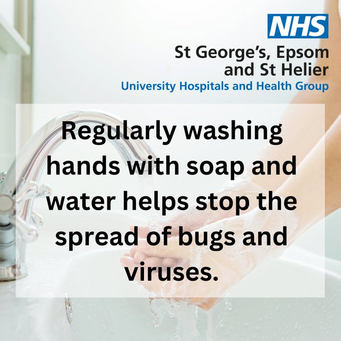 We don't want to keep repeating ourselves, we really don't... But regularly washing your hands IS an effective way to help stop the spread of winter illnesses. Stop the spread of bugs and viruses by using soap and water - if it's not available please use hand sanitiser instead.