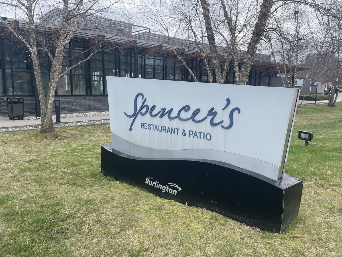 The GM of Spencer’s restaurant tells me they have a 200% increase in reservations today. The majority of them being from out of town or out of province. #Eclipse2024 #BurlON