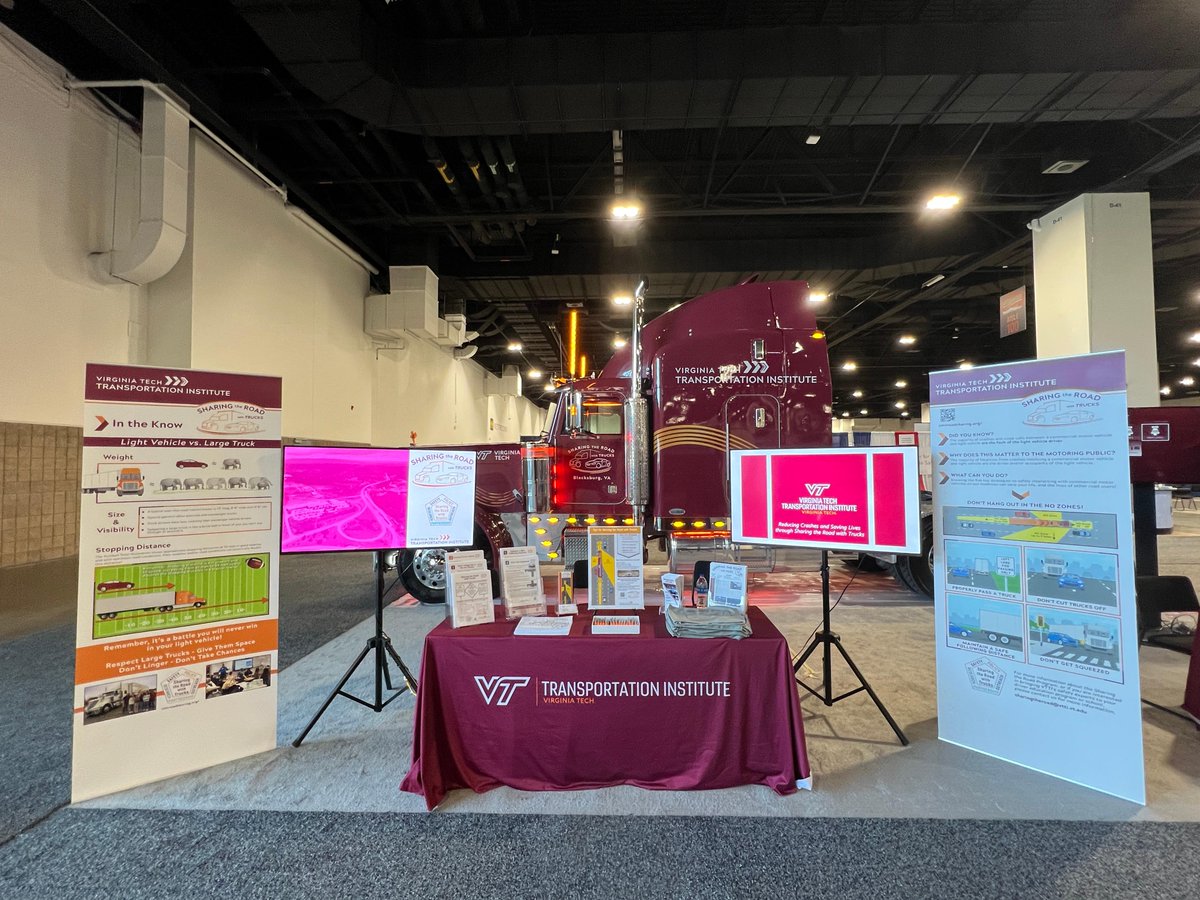 If you are attending the Lifesavers Conference on Roadway Safety in Denver, swing by and talk to our #SharingTheRoadVTTI team and say HI to #PETE! #TransportationResearch #Lifesavers2024 ow.ly/sVit50Rawsr