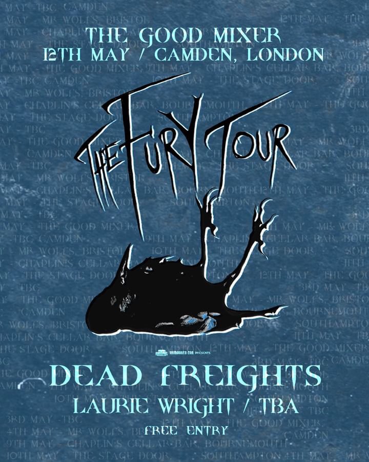 🤯LONDON! CAMDEN! FREE GIG! Supporting @dead_freights @goodmixerpub 12th May. See you there! 🙌 #rocknroll #indierock #camdentown