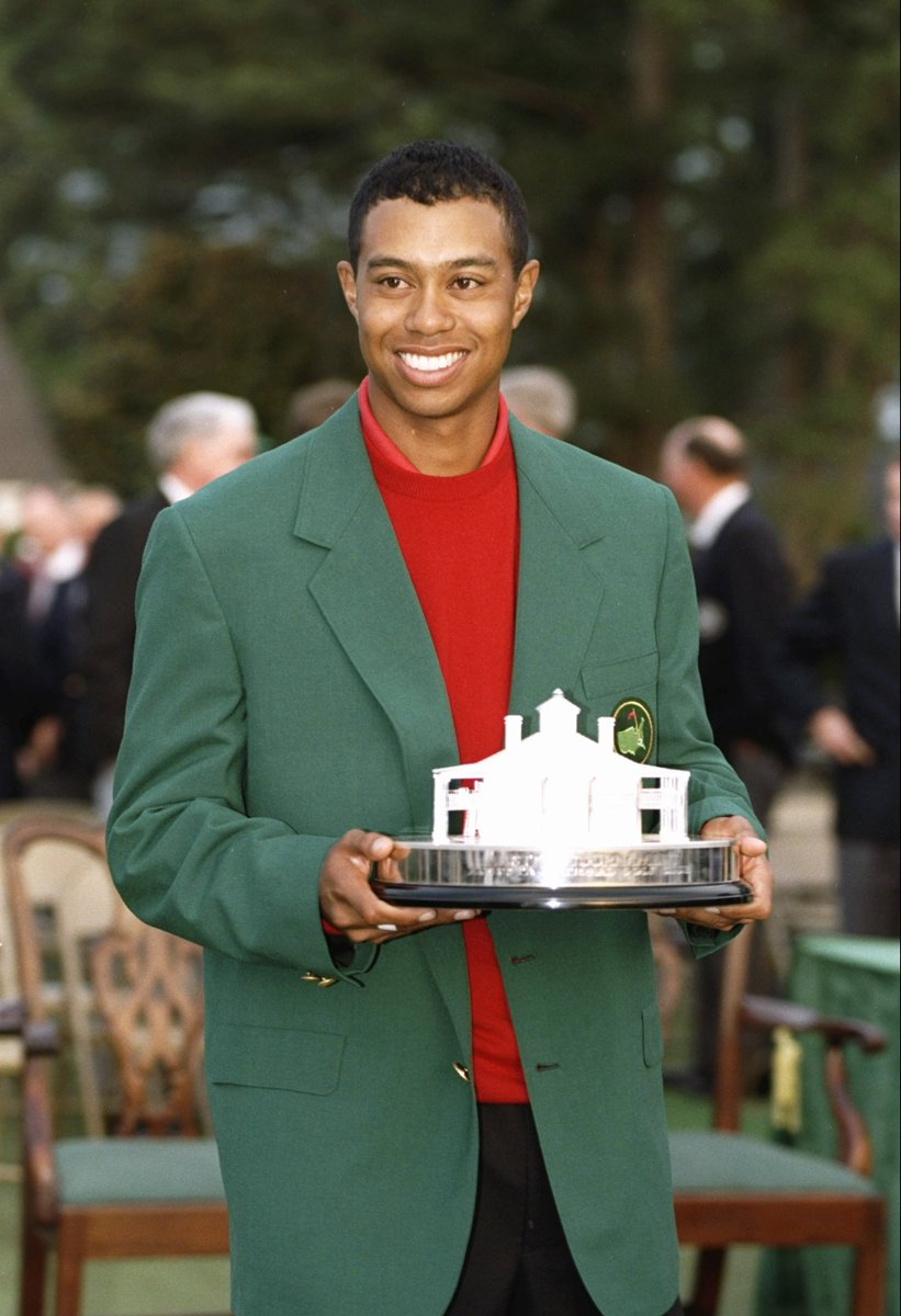 Tiger's first of five, 1997.