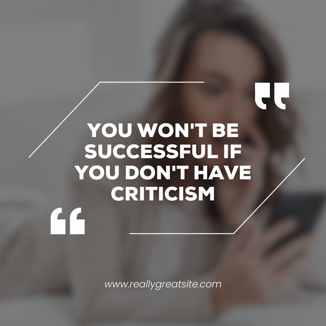 Being able to handle constructive criticism is an important career skill to have. Also being able to tell constructive criticism from someone just being mean is an important skill to have as well. 

#careertips #collegesuccessskills #collegetips #lifeskills