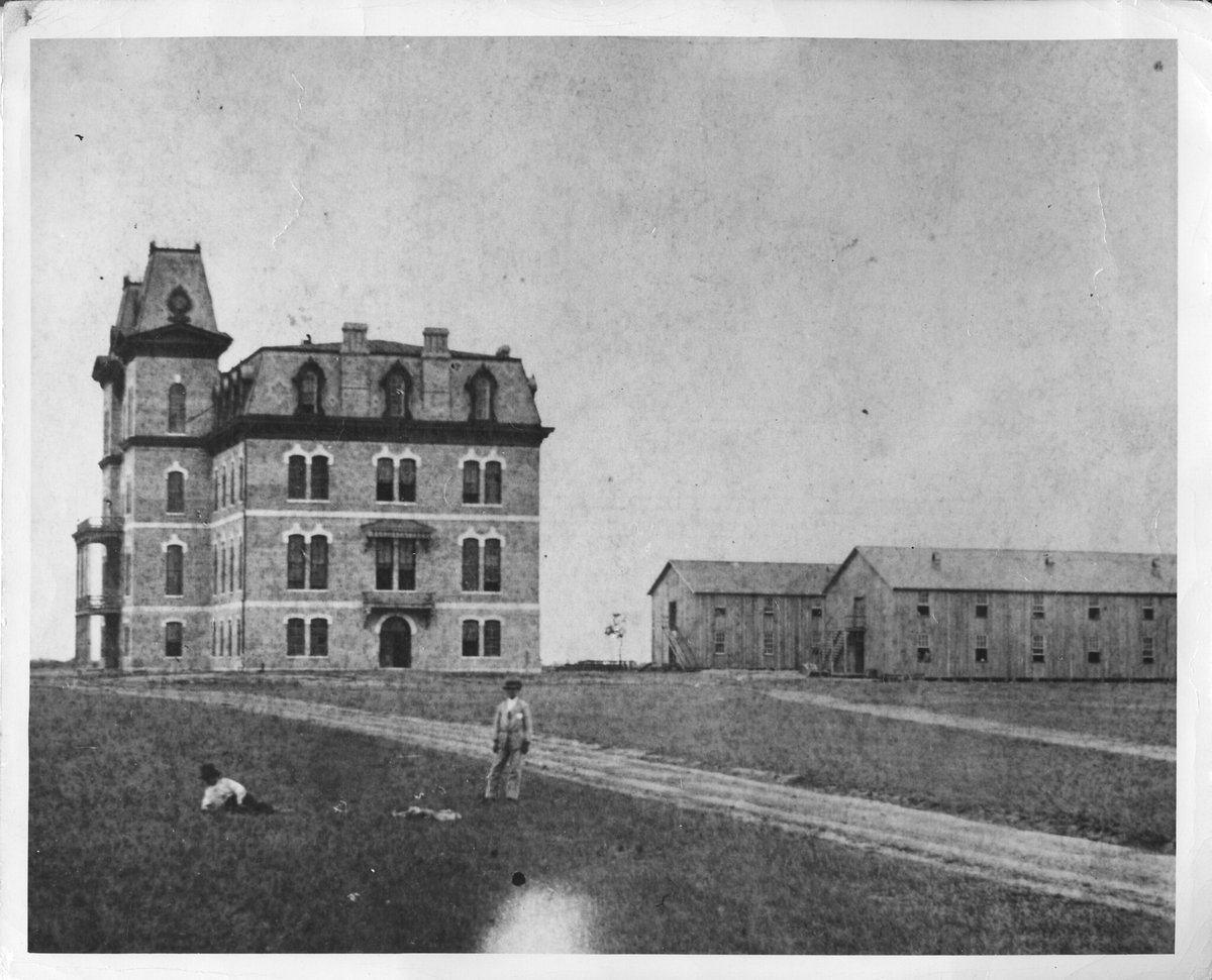 The Agricultural and Mechanical College of Texas in 1878, the same year the last total solar eclipse passed over the Lone Star State.