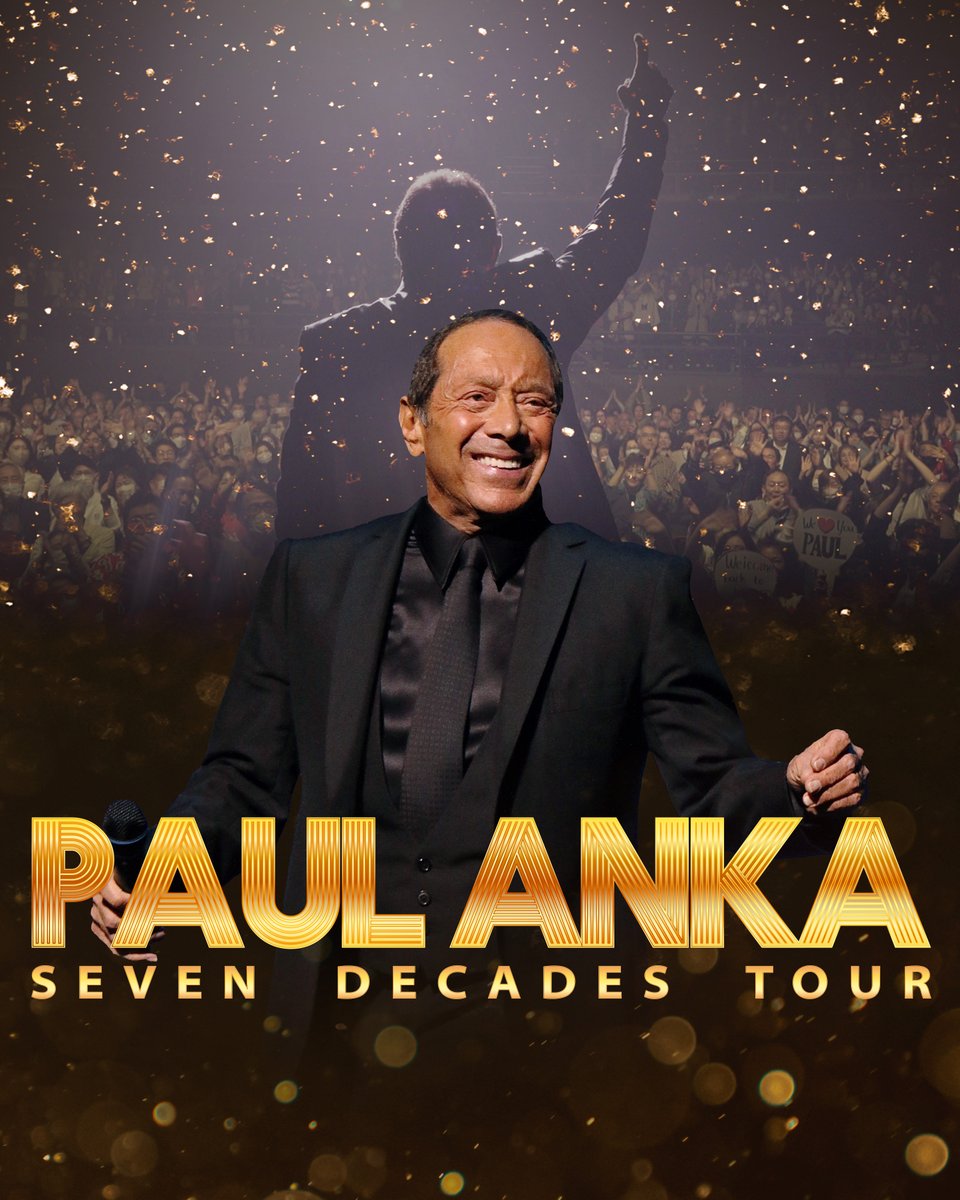 'Put your head on my shoulder' 🎤 🎶 🎼 @paulanka is coming to Mohegan Sun Arena on June 1st! Tickets go on sale Friday, April 12th at 10:00am.