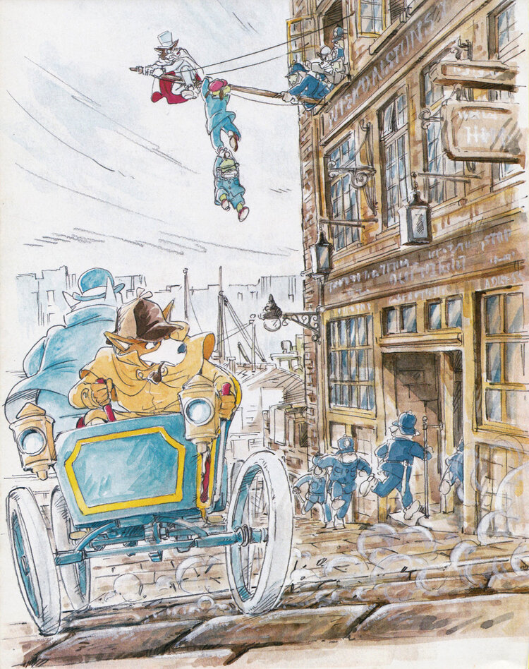 「Classic : The Art of  Sherlock Hound, an」|IAMAGのイラスト