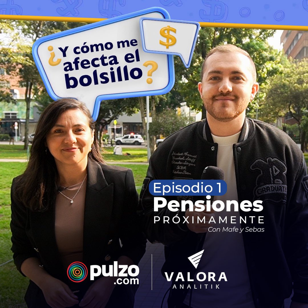 pulzo's tweet photo. Es momento de hablar de uno de los temas que nos ha dejado más preguntas que respuestas 😏 Las pensiones 🤔 hoy en  #ClaseAlParque vamos a despejar dudas con Luis Felipe Jiménez, analista y experto financiero 📈📊 Nos vemos a las 5:00 PM con @ValoraAnalitik ⏰ https://t.co/K0YAaSXglK