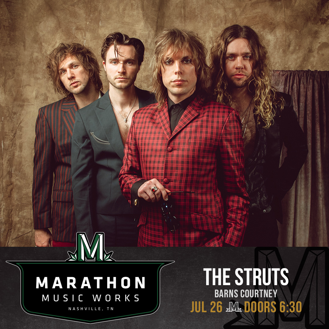 👀 You don't wanna be the one that said it 'Could Have Been Me' if you don't get tickets for @TheStruts! They're coming to Nash with Barns Courtney on July 26th! Sign up for presale at the link below to get early access. Tickets go on sale Friday. 🫦 ➜ bit.ly/3OrWWuD