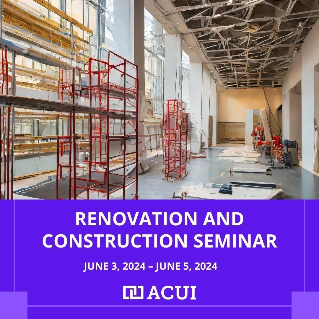 ACUI’s Renovation and Construction Seminar is the perfect opportunity for you to gain valuable insights, knowledge, and expertise in this crucial aspect of campus development. buff.ly/4c0glhd