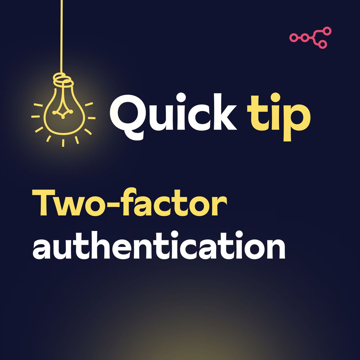 n8n quick tip: Enable Two-factor authentication (2FA) on your account today for additional security! 2FA is available on all plans. buff.ly/3HBUUoZ #n8n-tips #automation #security