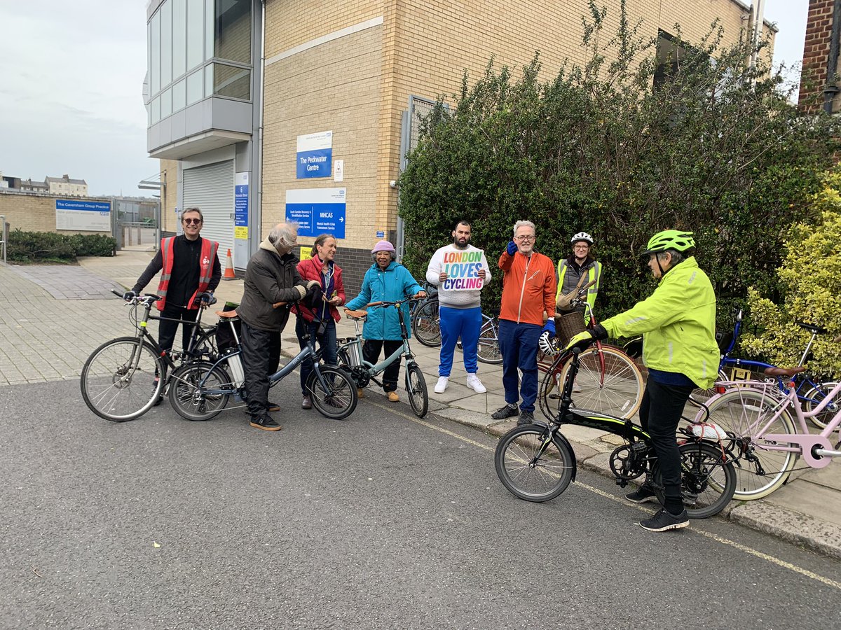 We had a great cycle ride on Saturday- come and join us the first Saturday of the month 10am to 12 from Caversham Group practice <a href="/London_Cycling/">London Cycling Campaign</a> <a href="/PrimaryCareNHS/">We are Primary Care</a> <a href="/SP_LDN/">London Social Prescribing 🧡</a> <a href="/tkentishtown/">Transition Kentish Town</a> <a href="/CamdenCouncil/">Camden Council</a>