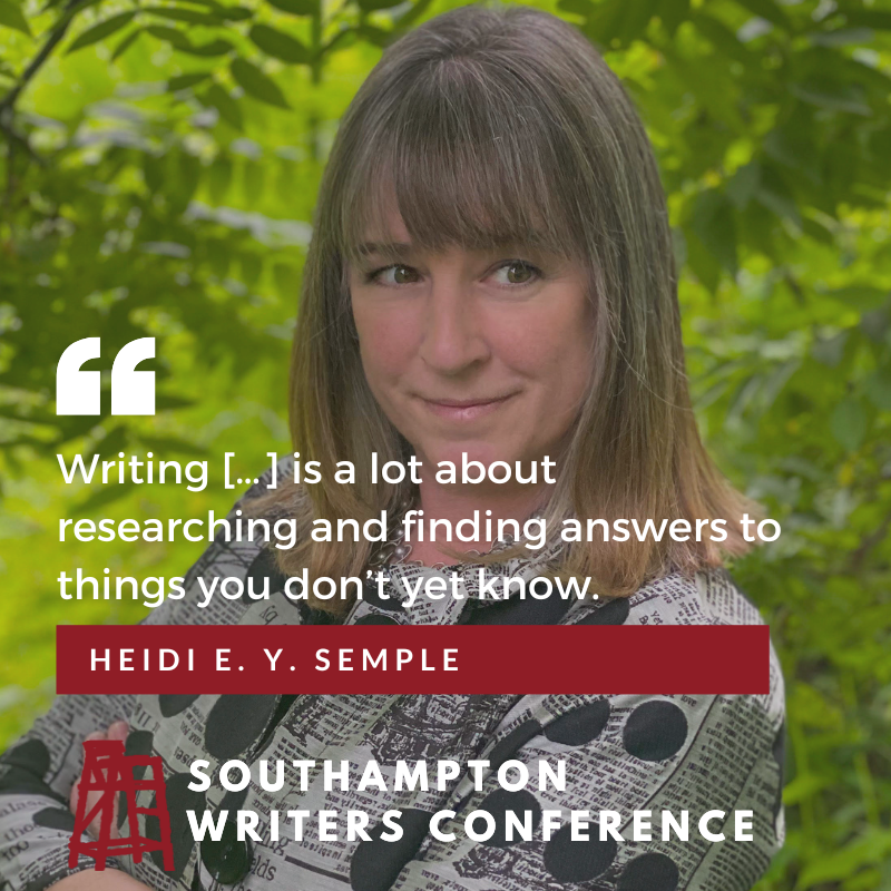 Study with <a href="/heidieys/">Heidie</a> at the Southampton Writers Conference, July 10-14 2024. Deadline Monday, April 15th. Apply here: ow.ly/sJKJ50R5eu7