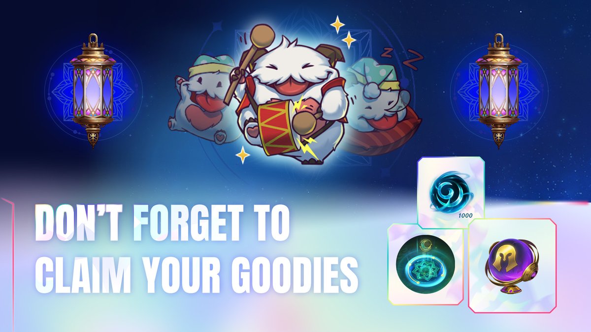 The Poros have been working hard to prepare your gifts! It would be a shame to let them go to waste. So don’t forget to log in and collect them 🎁