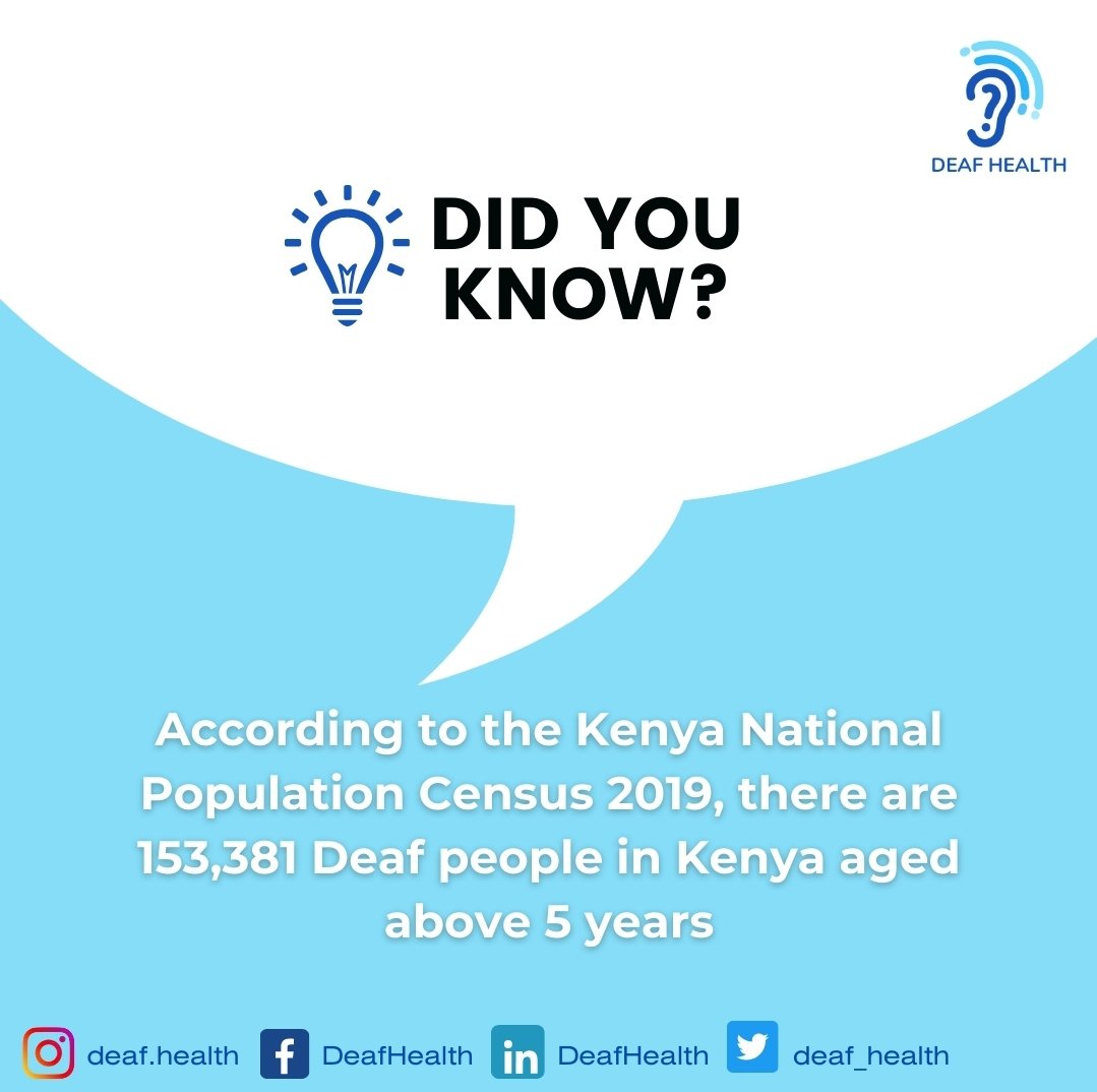 Did you know ?💡💙

#deafhealth #deafhealthkenya #deafcommunity #deafawareness #deafkenya