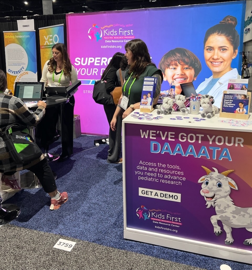 Attending #AACR24? Join #KidsFirst and @KidsFirstDRC for a Pediatric Data Hour at the #NCI booth from 3:30-4:30 PT or catch the team at the Kids First booth #3759 for your demo of the Kids First Portal!