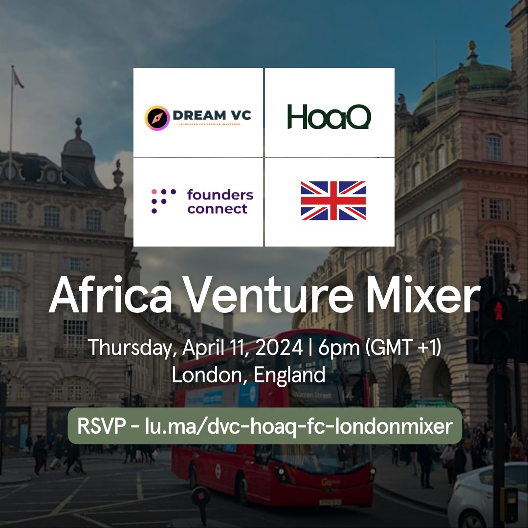 If you’re in London this Thursday, the 11th of April, come hang out with @JoeKinvi, @peaceitimi, @markkleyner, @aimnotsydney, @yewiedewie, @AnthonyWCatt, @_dreamvc_ , @theFCshow_ and @LondonAfrica_ . Join us for an evening of good vibes in the heart of London, surrounded by…