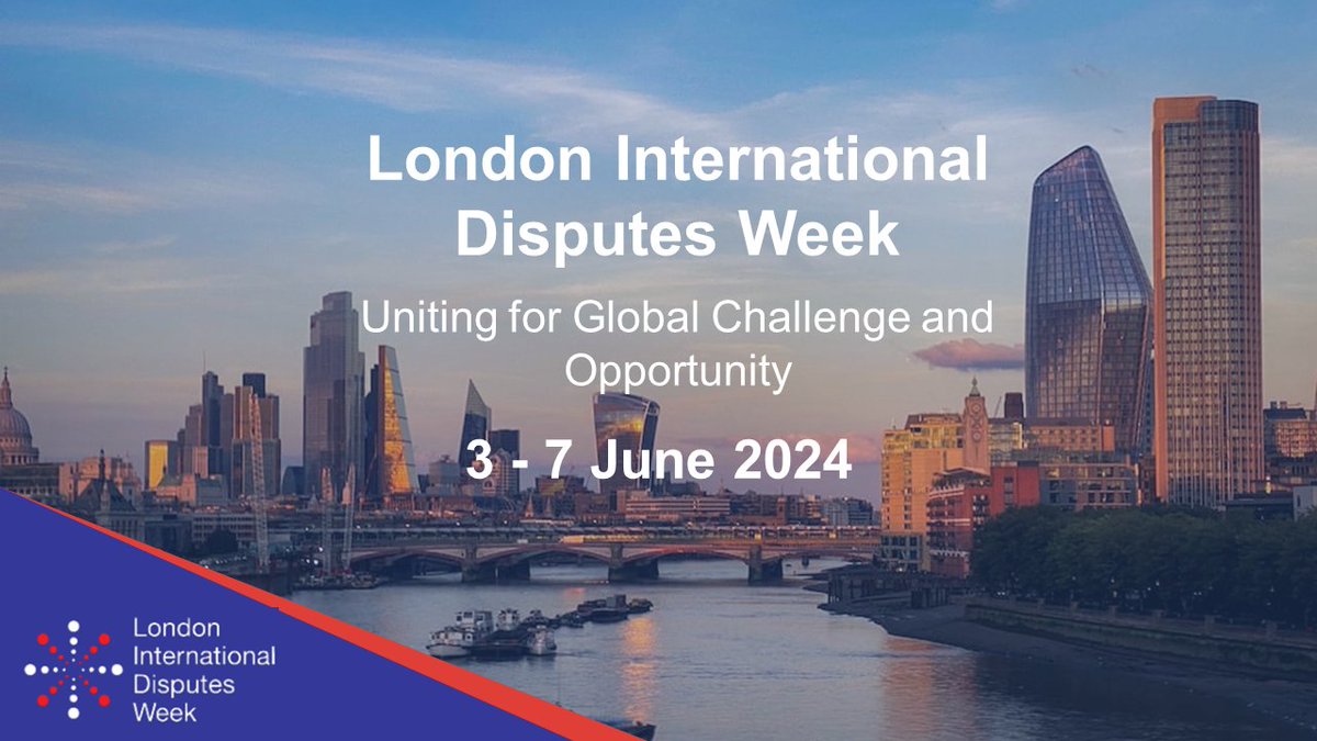 London International Disputes Week is just under 2 months away!
From 3rd - 7th June 2024, LIDW will bring a global audience to London to discuss the future of international Dispute Resolution. 

You can express interest in attending #LIDW24 by emailing lidw@tmb-events.com
<a href="/LIDW_/">LIDW</a>
