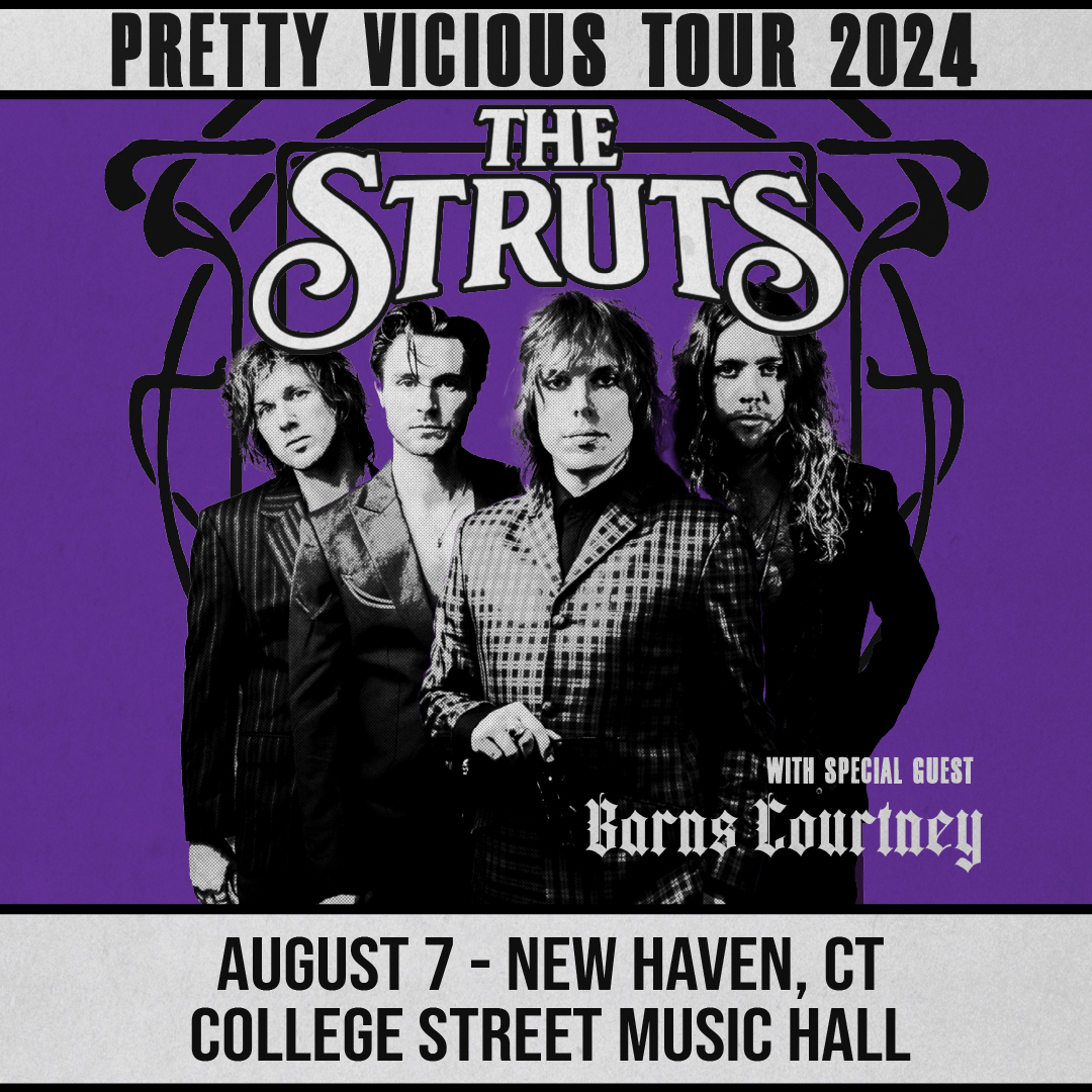 JUST ANNOUNCED: British rock band @TheStruts return to our stage w/ @BarnsCourtney on August 7th! 🎟️: bit.ly/struts87nhv [On sale Fri at 10AM] 📅 RSVP: bit.ly/3U4RRMZ