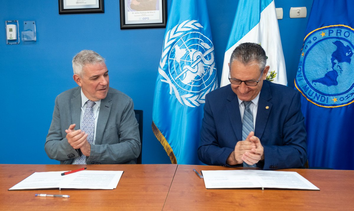 Nos complace anunciar el acuerdo firmado en el marco de cooperación técnica entre Tula Foundation y OPS/OMS🤝 Este acuerdo se centra en la transformación digital en el sector de la salud en Guatemala. #SaludDigital #TransformaciónDigital #SaludPública 🌐