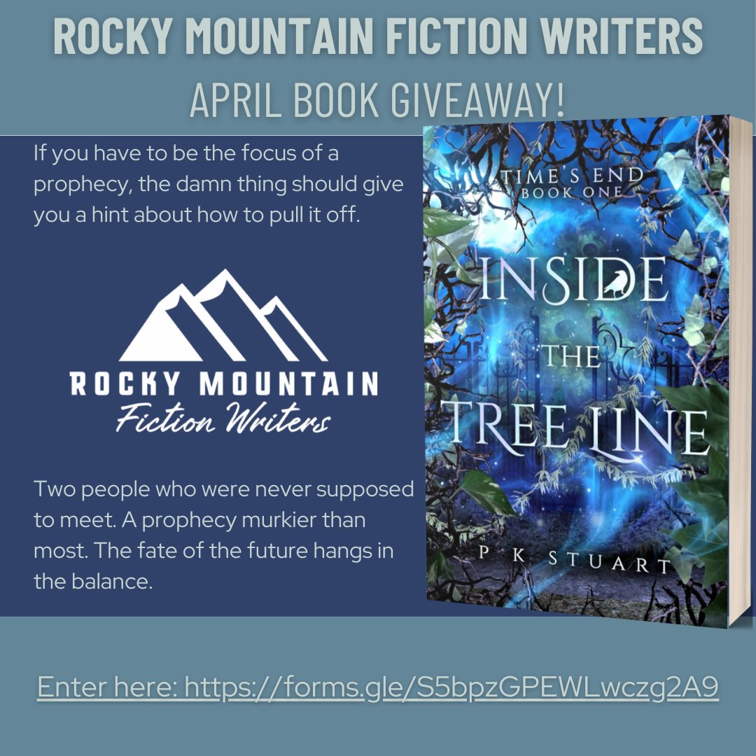 Don't miss your chance to win a FREE copy of P K Stuart's INSIDE THE TREELINE in RMFW's April Book Giveaway! Enter with keyword FATE at ow.ly/4wcg50Ra21b #IamRMFW #Books #giveaway #WritingCommunity