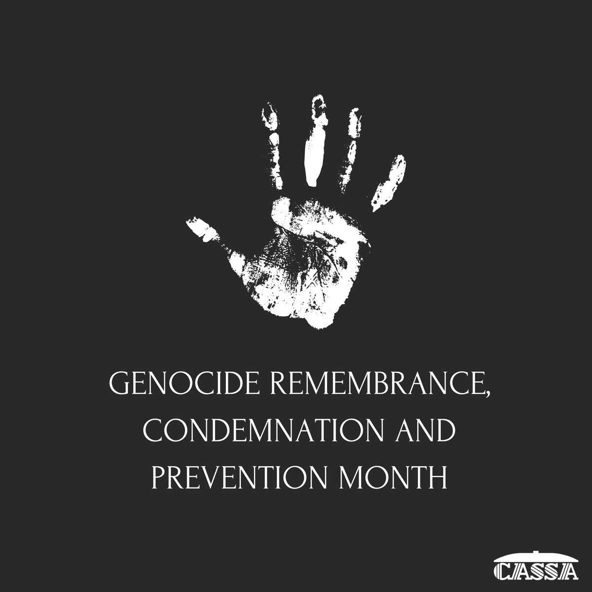 Raising our voices for the silenced. We commemorate to educate and prevent. #RememberAndPrevent #GenocideRemembrance