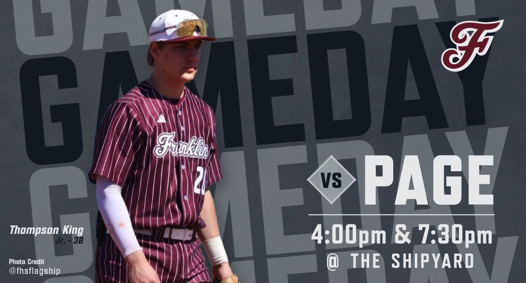 Franklin Admirals Baseball (@fhsadmbaseball) on Twitter photo 3 game series vs. <a href="/PAGE_baseball/">Patriots Baseball</a> begins today with a double header, 4:00pm & 7:30pm! Go Addys⚓️⚾️⚓️⚾️ 3 game series vs. <a href="/PAGE_baseball/">Patriots Baseball</a> begins today with a double header, 4:00pm & 7:30pm! Go Addys⚓️⚾️⚓️⚾️