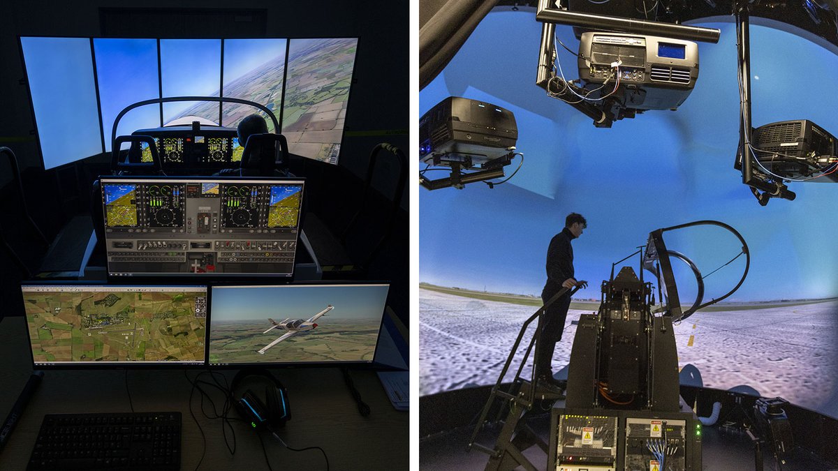 Synthetics are an increasingly important part of modern aircrew training. At #UKMFTS more than 108k hours of simulation training has been delivered to our trainees across the UK. Top scorers are our #RAFCranwell & #RAFValley sites, which have reached 34k simulator hours to date.