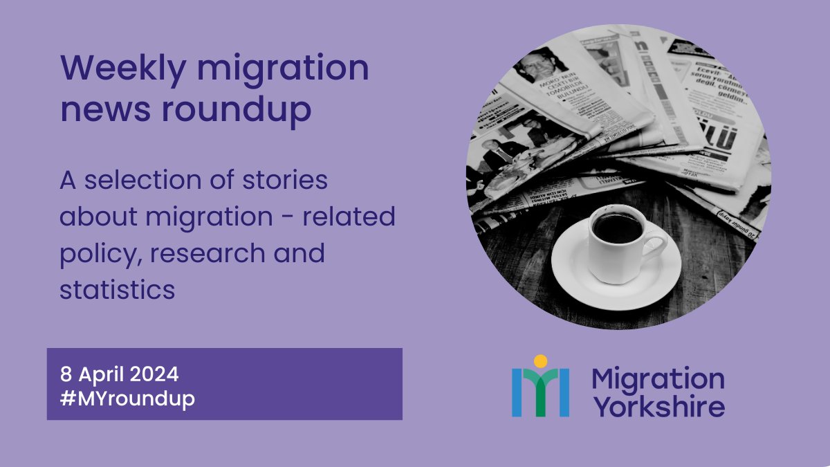 Our weekly #MYroundup is out now! It's a summary of migration news, policy and research from the last week, and inspiring stories too. orlo.uk/s5E5I