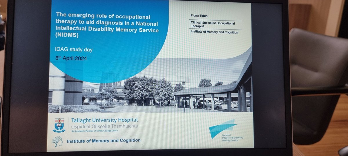 Delighted to have the opportunity to present on the role of functional assessment in the National Intellectual Disability Memory Service the IDAG study day. Great networking opportunity