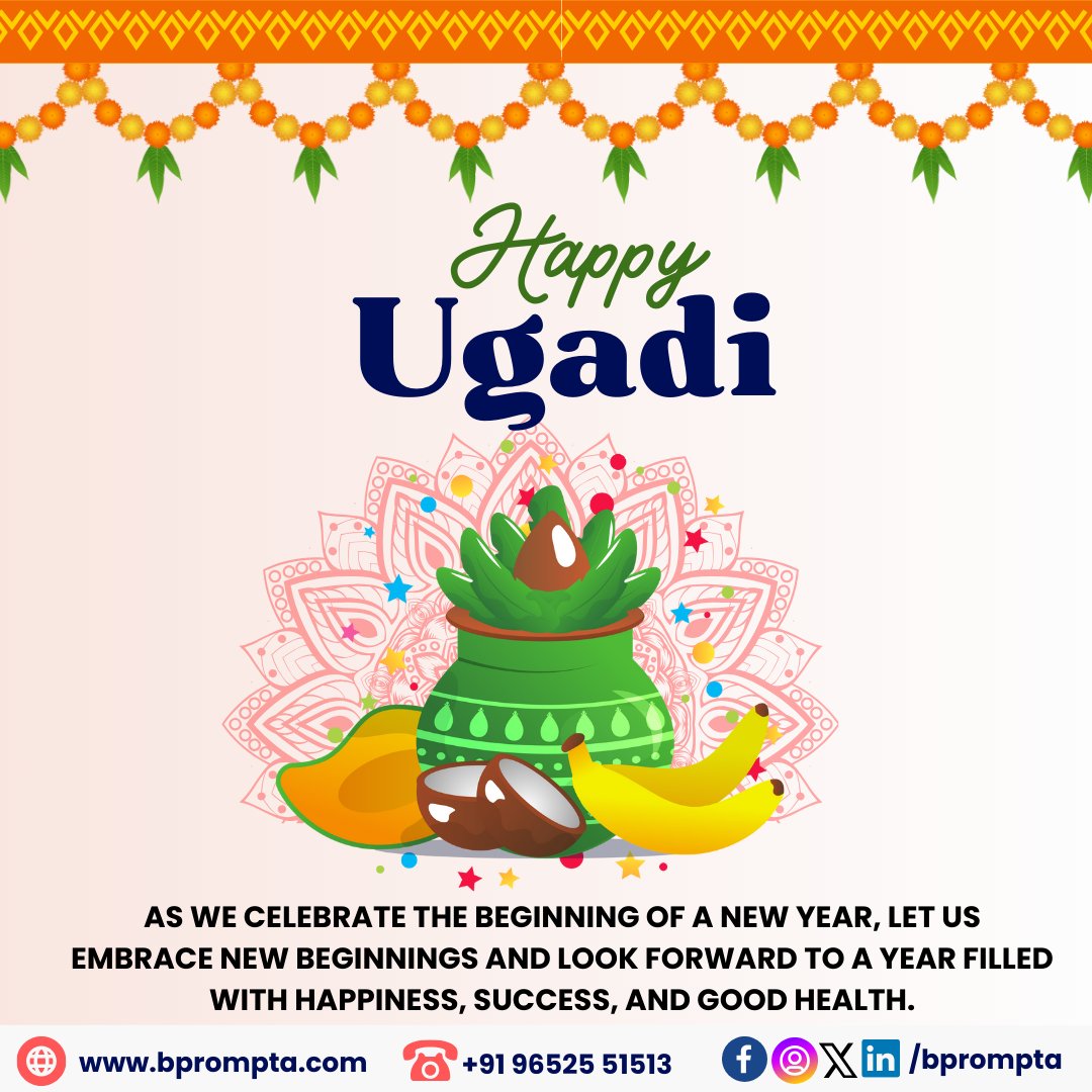 Happy Ugadi! Wishing you a sweet new year filled with good health, happiness, and success in all you do
#Ugadi2024 #NewYearBlessings #HealthyStarts #JoyfulBeginnings #ProsperityAhead #FreshBeginnings #CelebratingTraditions #AbundanceOfJoy #RenewedHope #PositiveVibesOnly