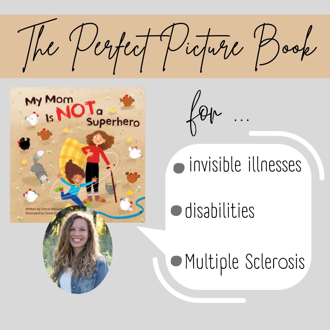 Author Darcie Naslund (@DarcieNaslund) shares what their picture book is perfect for.

#chronicillness #disability #MultipleSclerosis #picturebook #comingsoon