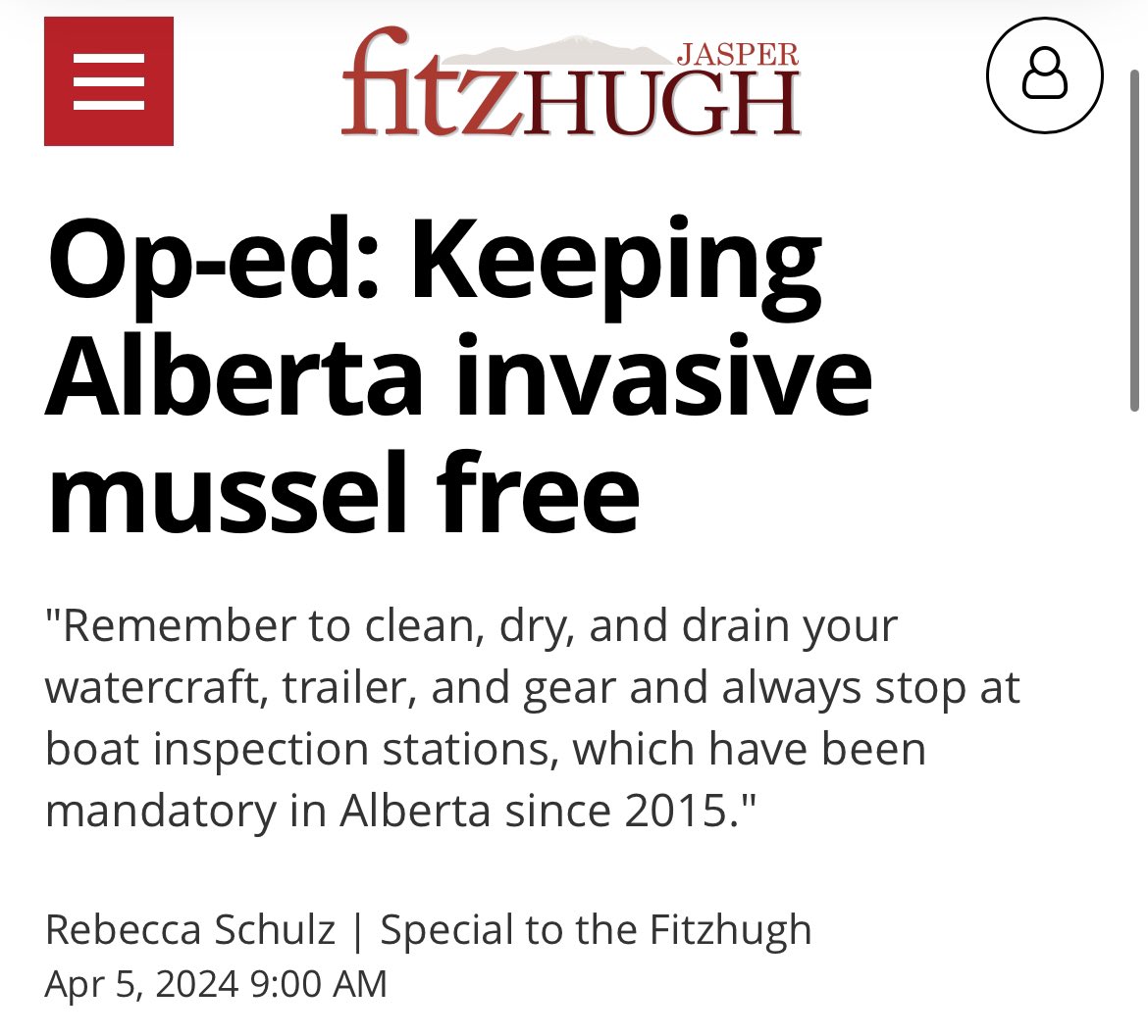 Zebra mussels are one of the world’s most invasive aquatic species. An infestation can cause millions in damages to water infrastructure. This is why we are taking proactive action to keep Alberta invasive mussel free now and long into the future. Read my full Op-Ed here👇…