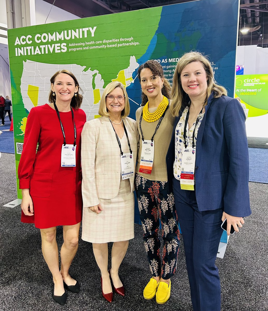 IYKYK #HealthEquity is where it’s at #ACC24. Warriors in maternal health equity @TXmommydoc #alissehausburg @DrKLindley Missing our beloved @malamo512 and #joanbriller 💪🏽👑 #CardioObstetrics @CardioOb @ACCinTouch