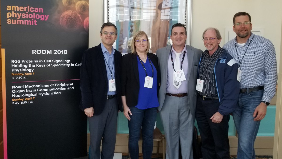 Had a great time in Long Beach and honored to be sharing the podium with these eminent RGS protein researchers! <a href="/KLabGPCR/">Kirill Martemyanov Lab</a> #APS2024
