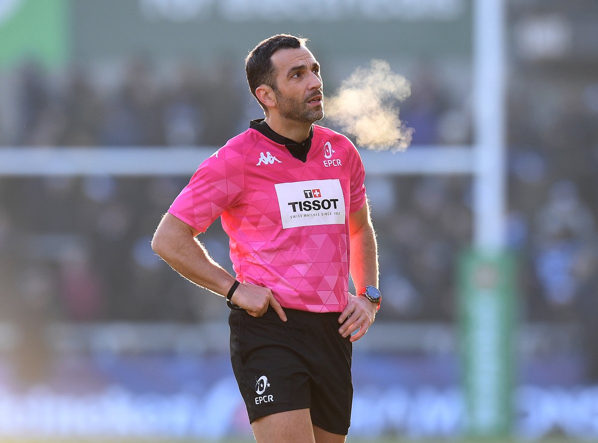 Mathieu Raynal will referee Saints' Investec Champions Cup quarter-final against Vodacom Bulls at cinch Stadium at Franklin's Gardens on Saturday night.