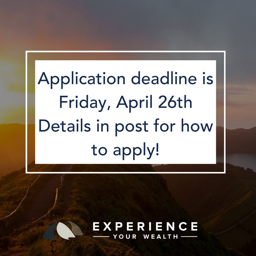 Experience Your Wealth is #hiring!

We’re looking to add a fully remote paraplanner with ideally 2+ years of full-time experience in a paraplanning role.

Details to apply here 👉bit.ly/EYWparaplanner…