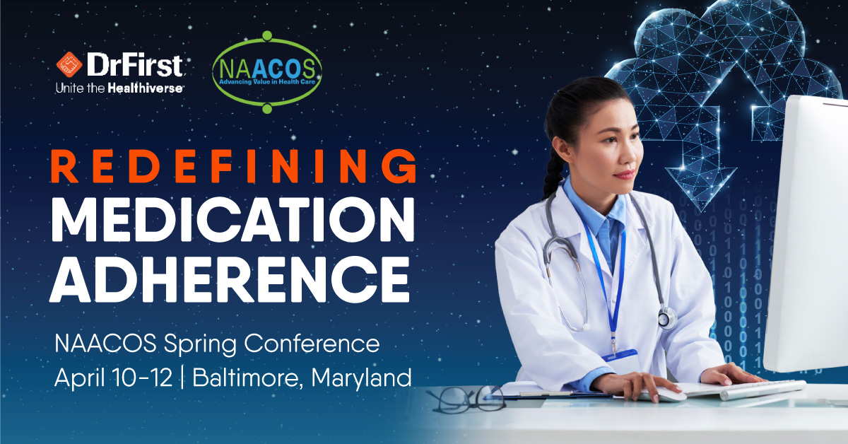 Pioneering #PopulationHealth solutions that boost #MedicationAdherence and transform patient care are on tap for this week's #NAACOS Spring Conference in Baltimore. If you're attending, stop by booth 30 or schedule time here ▶️ bit.ly/3TIE8tX