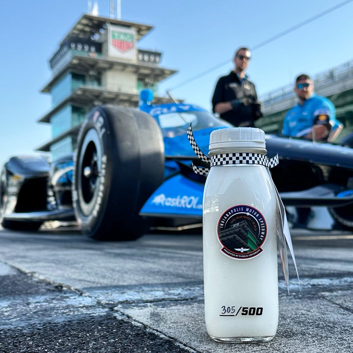 If you have ECR gear on during today’s track walk and we see you, we have a few presents from @IMS to hand out! 🥛 The No. 20 @guycareclinic Chevrolet will be on display on Pit Road! #Indy500 #IndyEclipse24