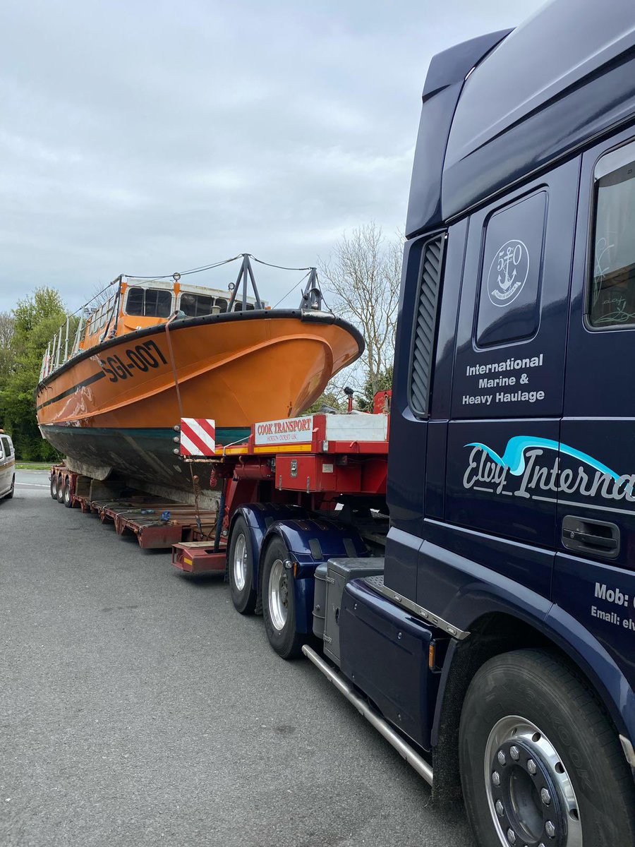 SGI’s Tyne Class lifeboat ‘The John Faulding’ on the road today.