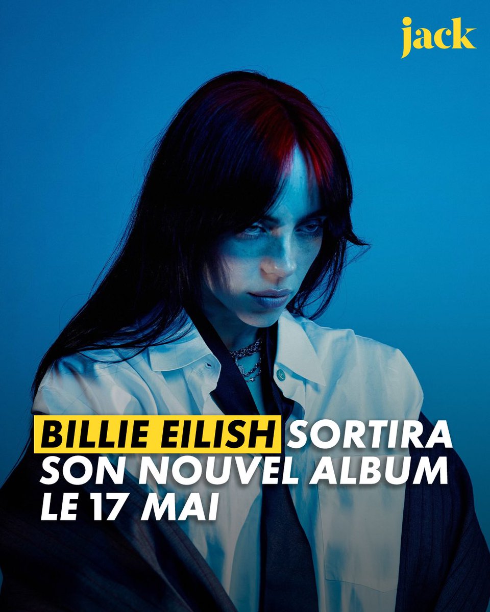 Bonne nouvelle : Billie Eilish sortira son 3ème album, « Hit Me Hard And Soft », le 17 mai prochain. 💛