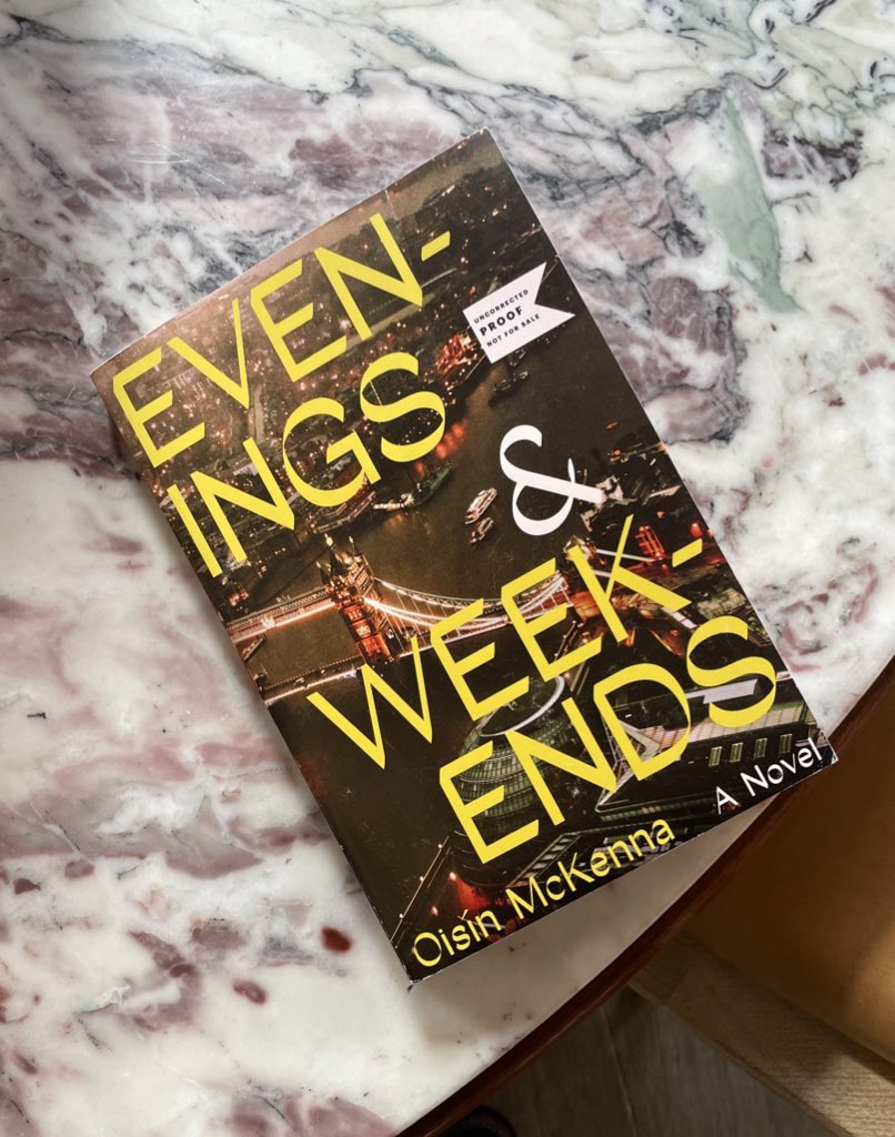 This was about @ois_mck’s debut novel Evenings & Weekends, a deeply relatable story about life in London, and the choices, secrets, and desires that make us who we are. And yes, it’s gay! Out in May (UK) and July (US) pre-order: rb.gy/mjzfxz rb.gy/8331qk